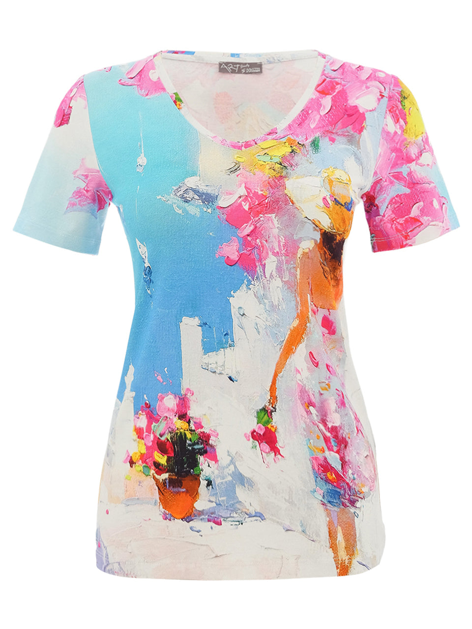 Dolcezza Mykonos Print T-Shirt 26600