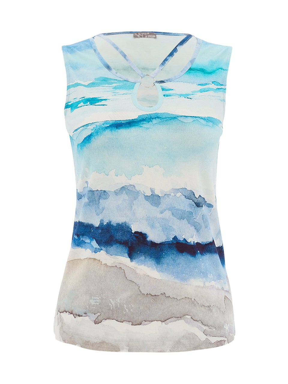 Dolcezza Wave Print Top 26610