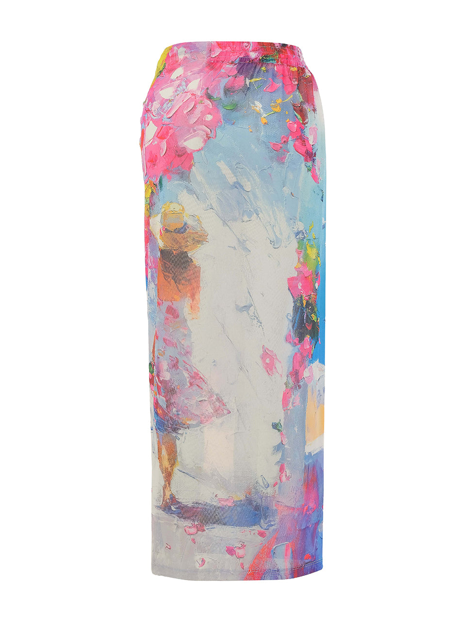 Dolcezza Mykonos Print Mesh Skirt/Dress 26801