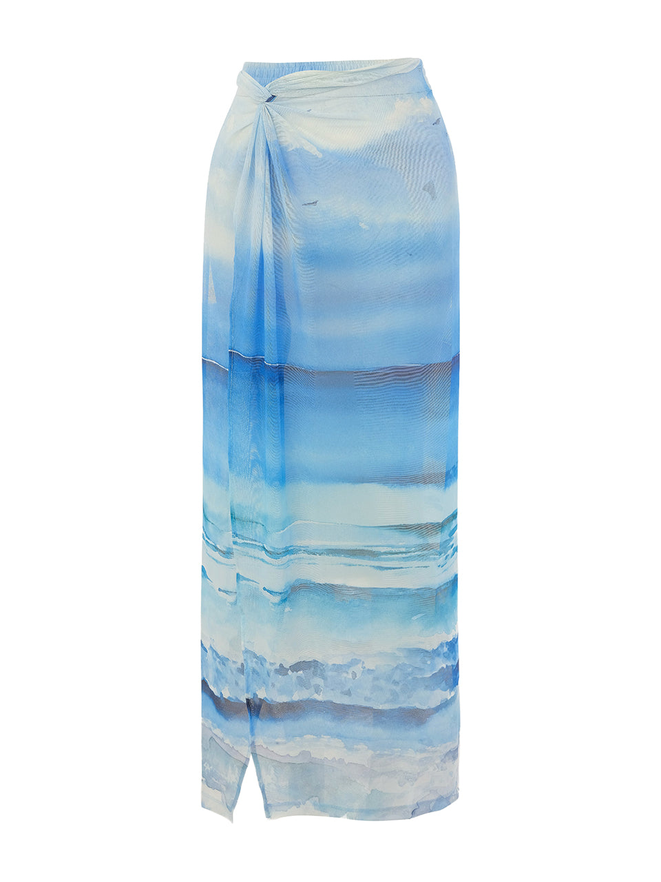 Dolcezza Wave Print Mesh Skirt/Dress 26811