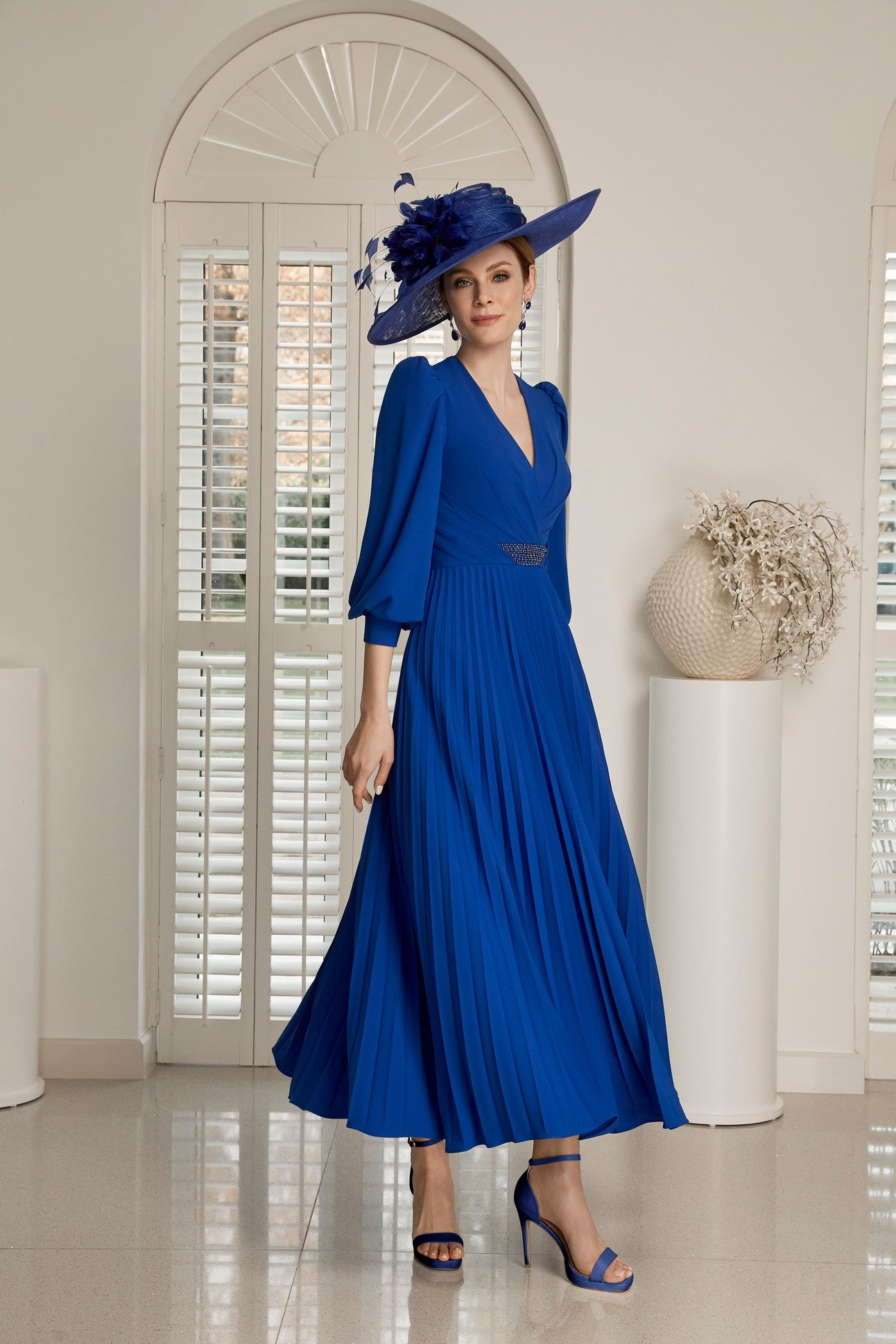 Invitations by Veni Infantino Royal Blue Dress