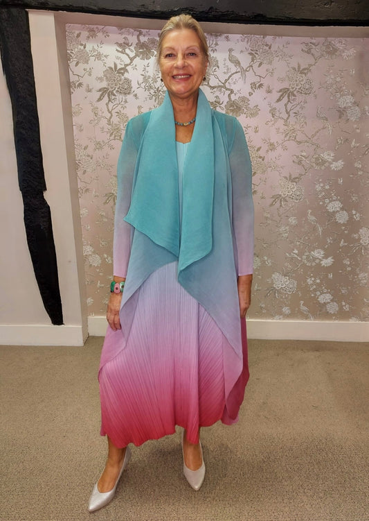 Alquema Calypso Collare Coat & Estrella Dress AC2404/AD1072L