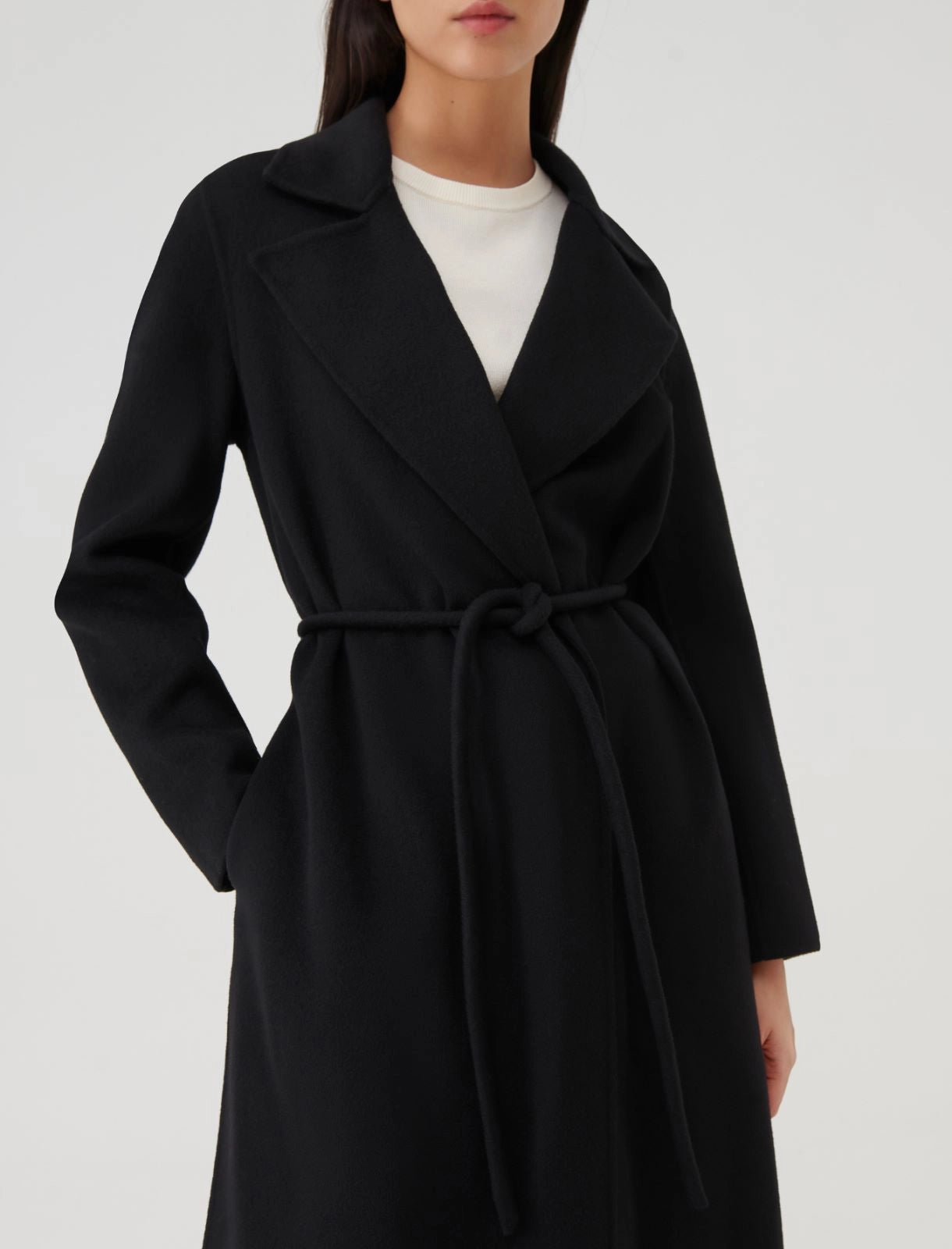 Marella Black Wool Coat