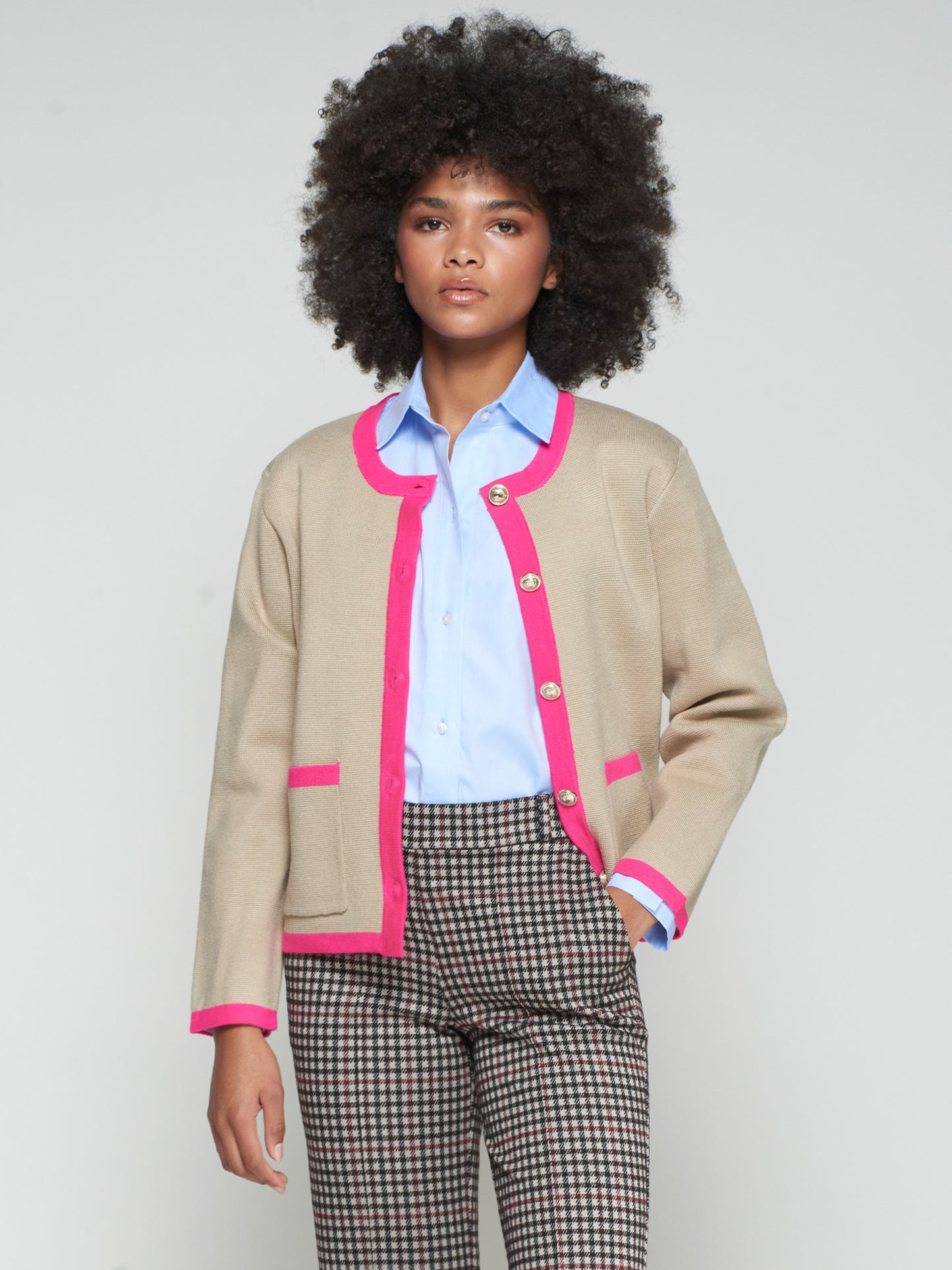 Vilagallo Camel Cardigan 32767