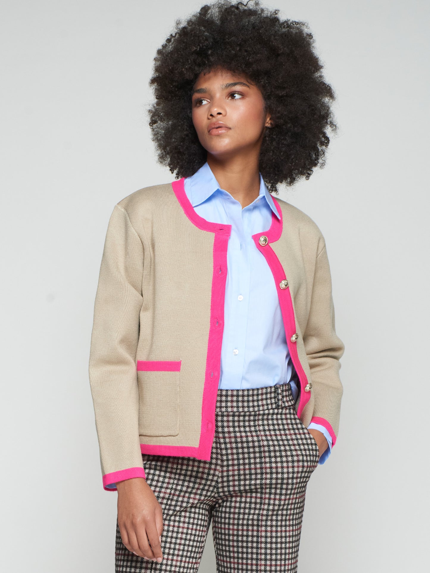 Vilagallo Camel Cardigan 32767