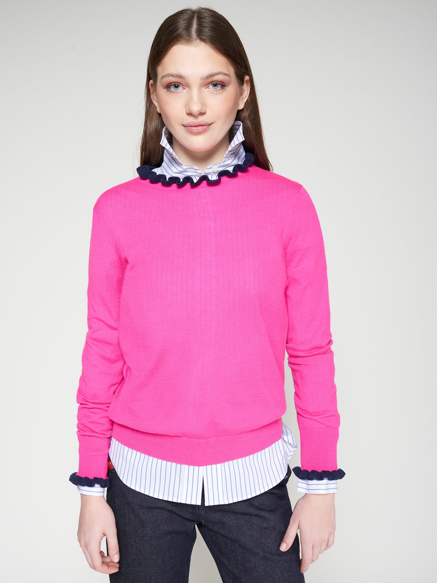 Vilagallo Ruffle Sweater 32775