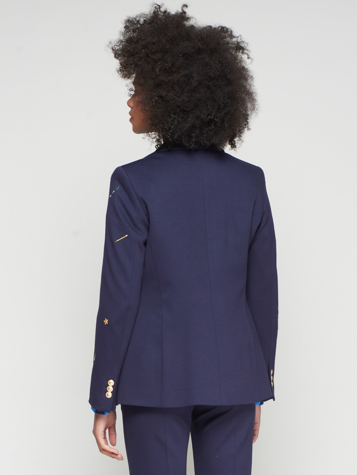Vilagallo Navy Blazer 32830
