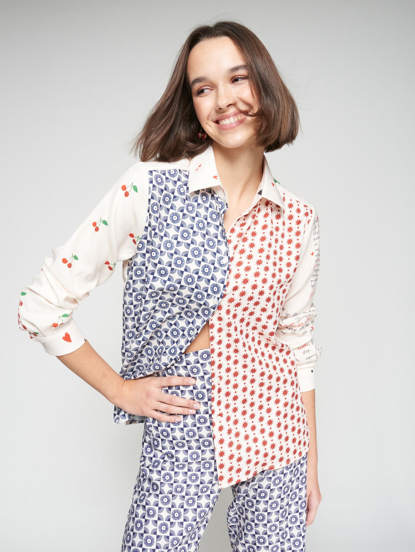 Vilagallo Print Shirt 32916