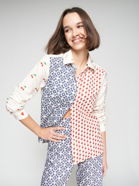 Vilagallo Print Shirt 32916