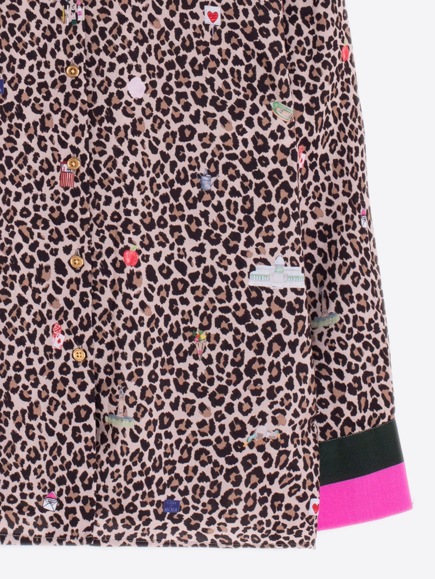 Vilagallo Animal Print Blouse 32932