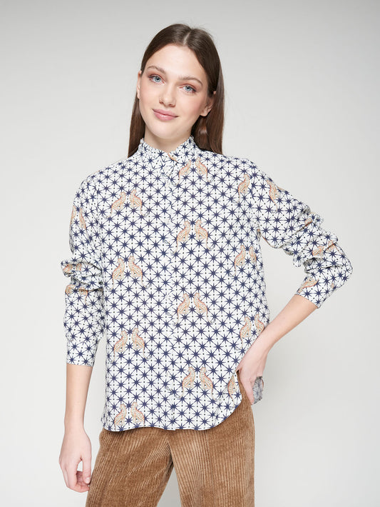 Vilagallo Star Print Blouse 32979