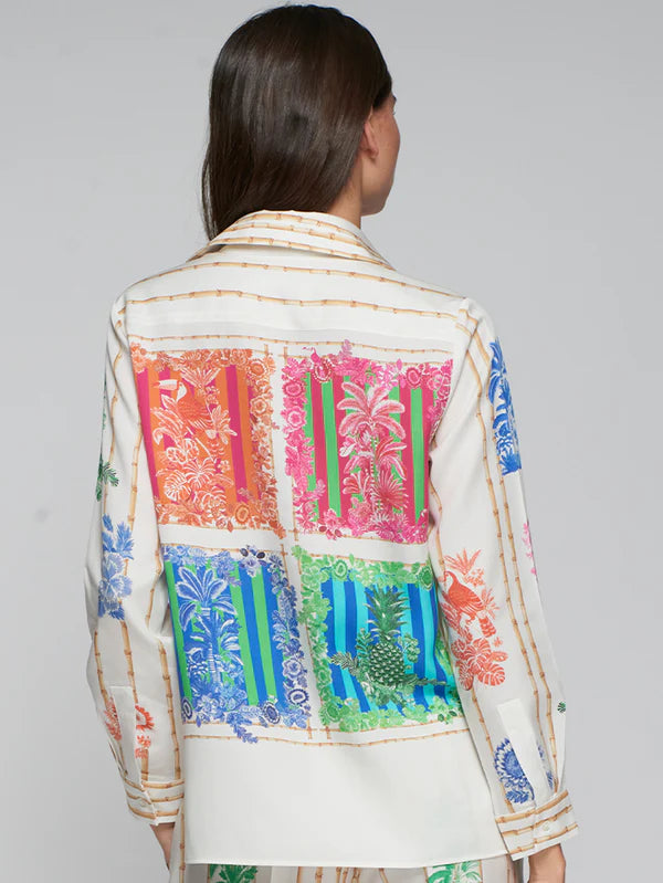 Vilagallo Bamboo Print Shirt 33647