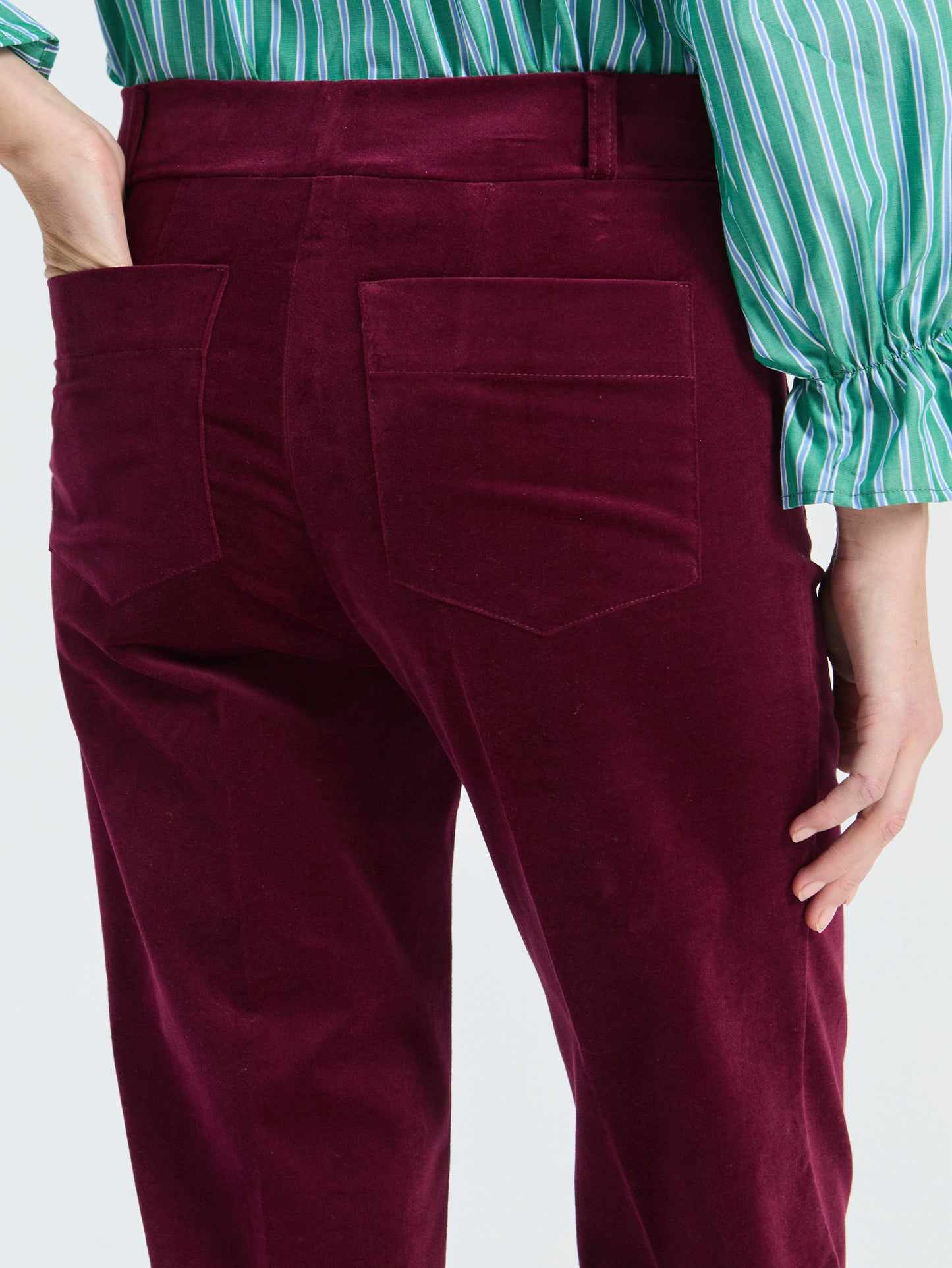 Vilagallo Velvet Trousers 33835