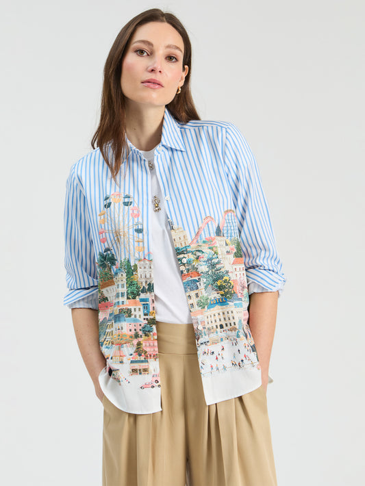 Vilagallo Stripe Shirt 33905
