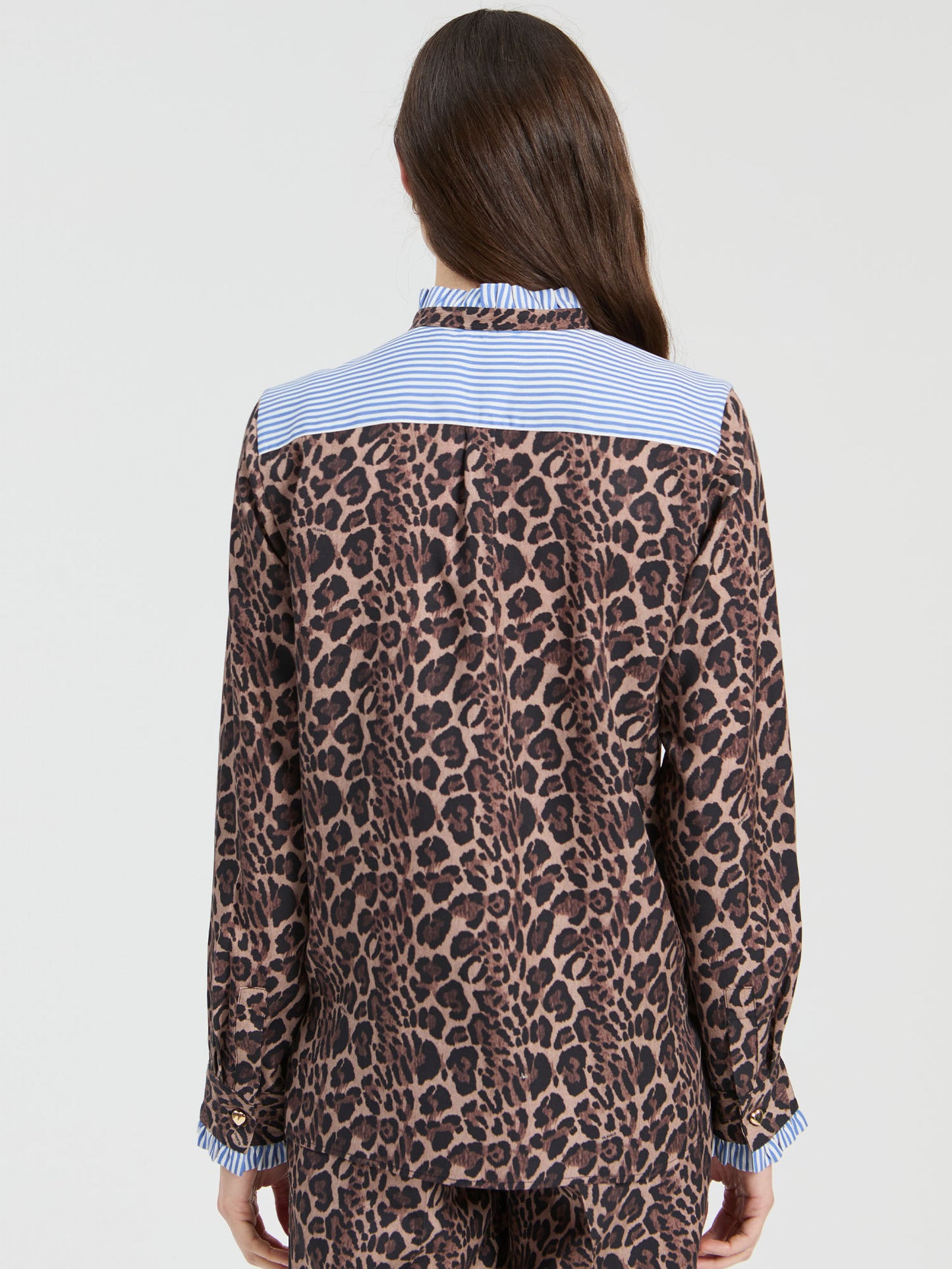 Vilagallo Animal Print Blouse 34035
