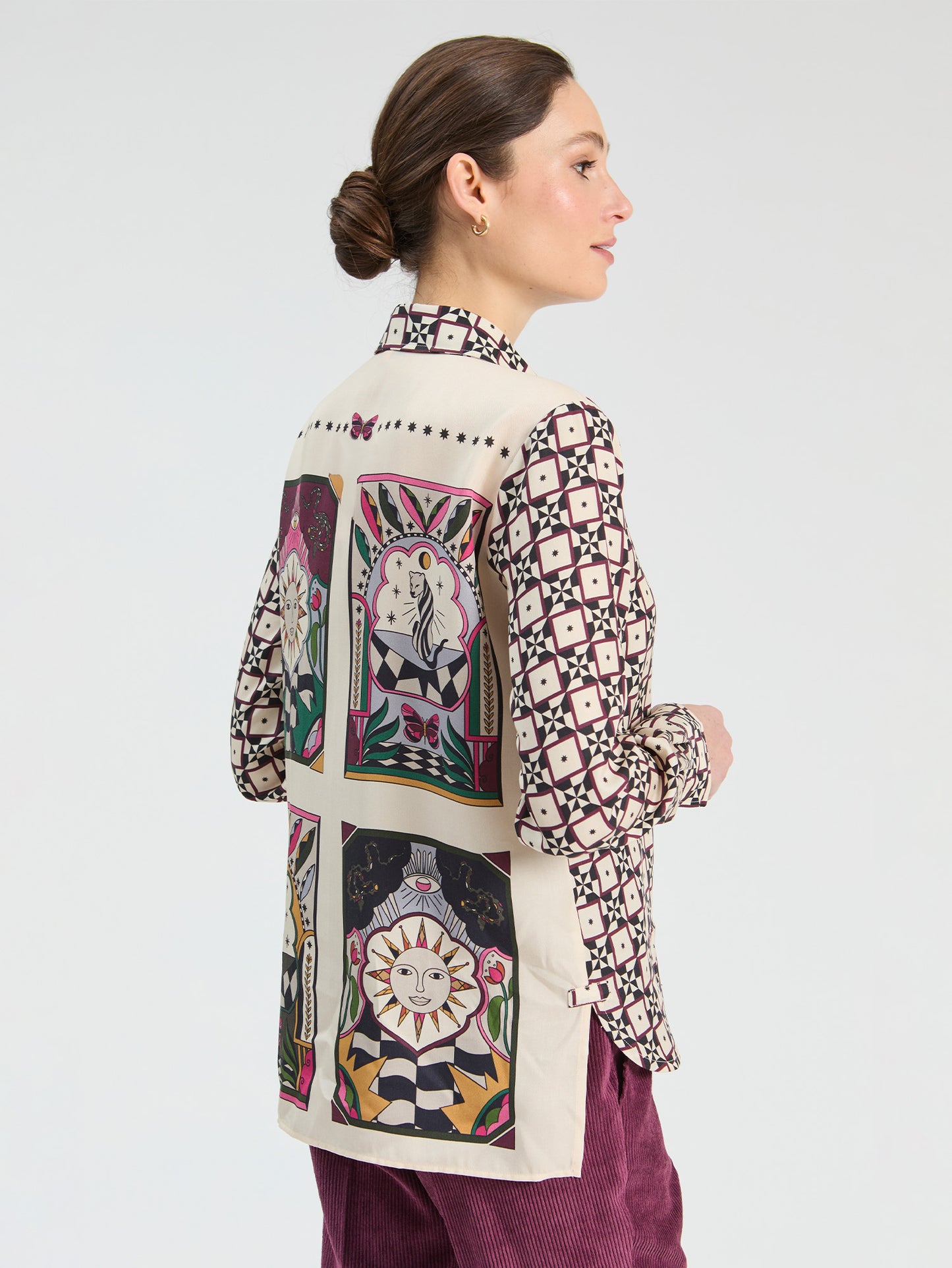 Vilagallo Geo Print Shirt 34093
