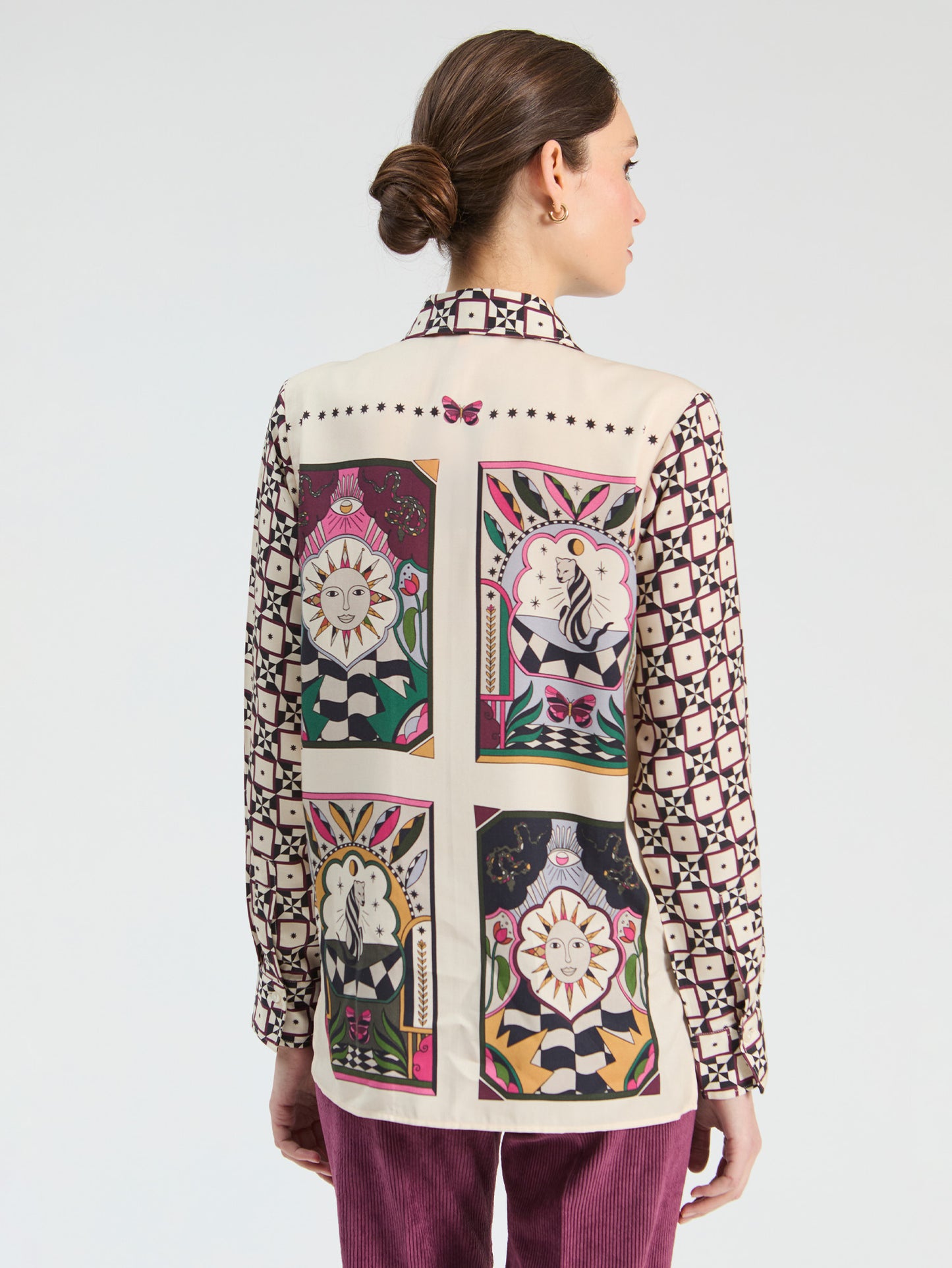 Vilagallo Geo Print Shirt 34093