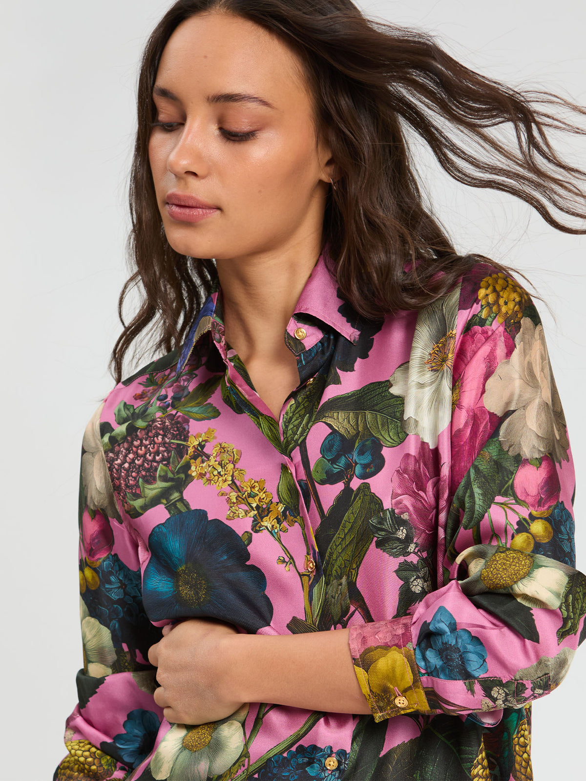 Vilagallo Floral Kew Shirt 34098