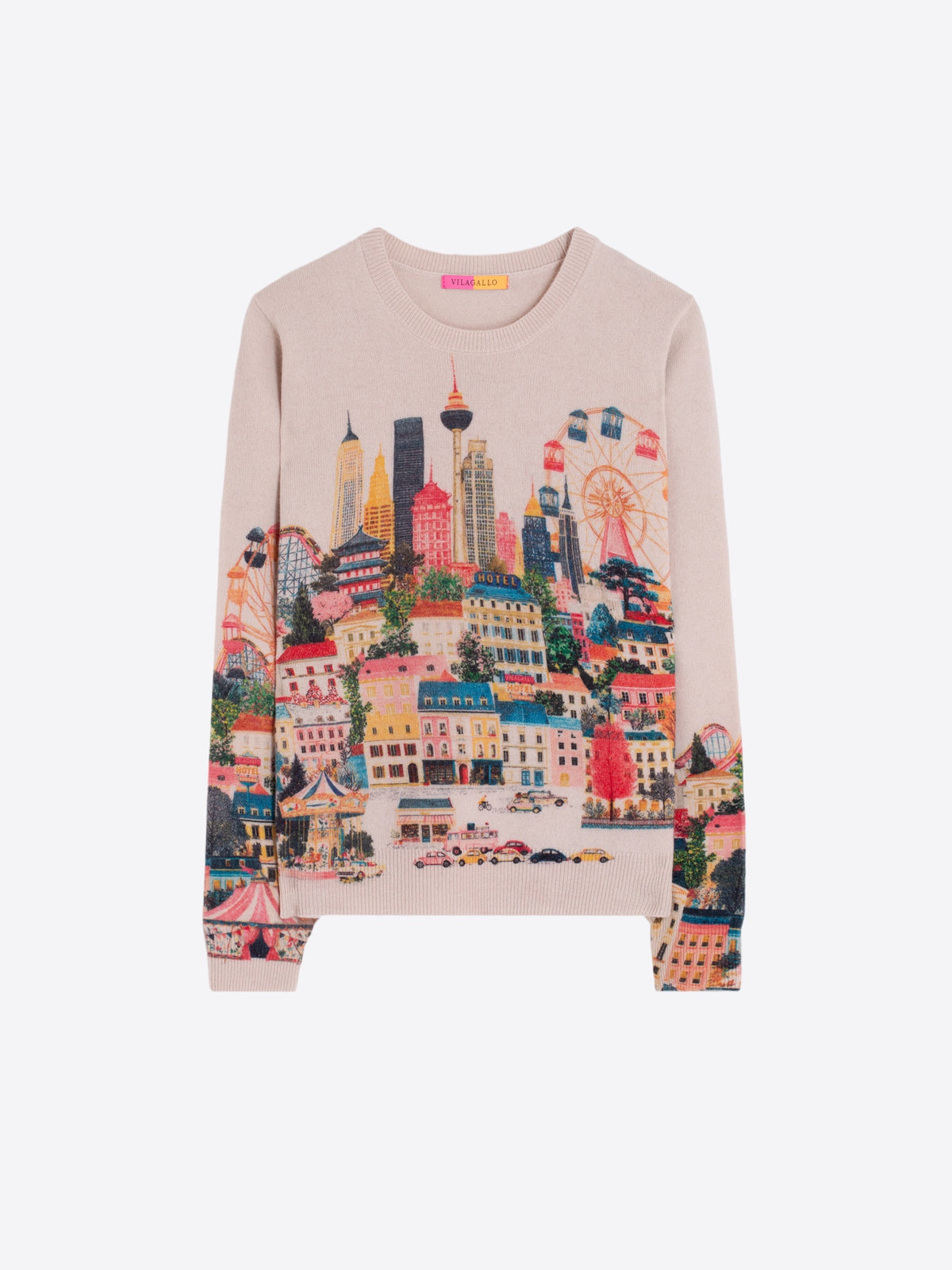 Vilagallo Multi City Sweater 34134