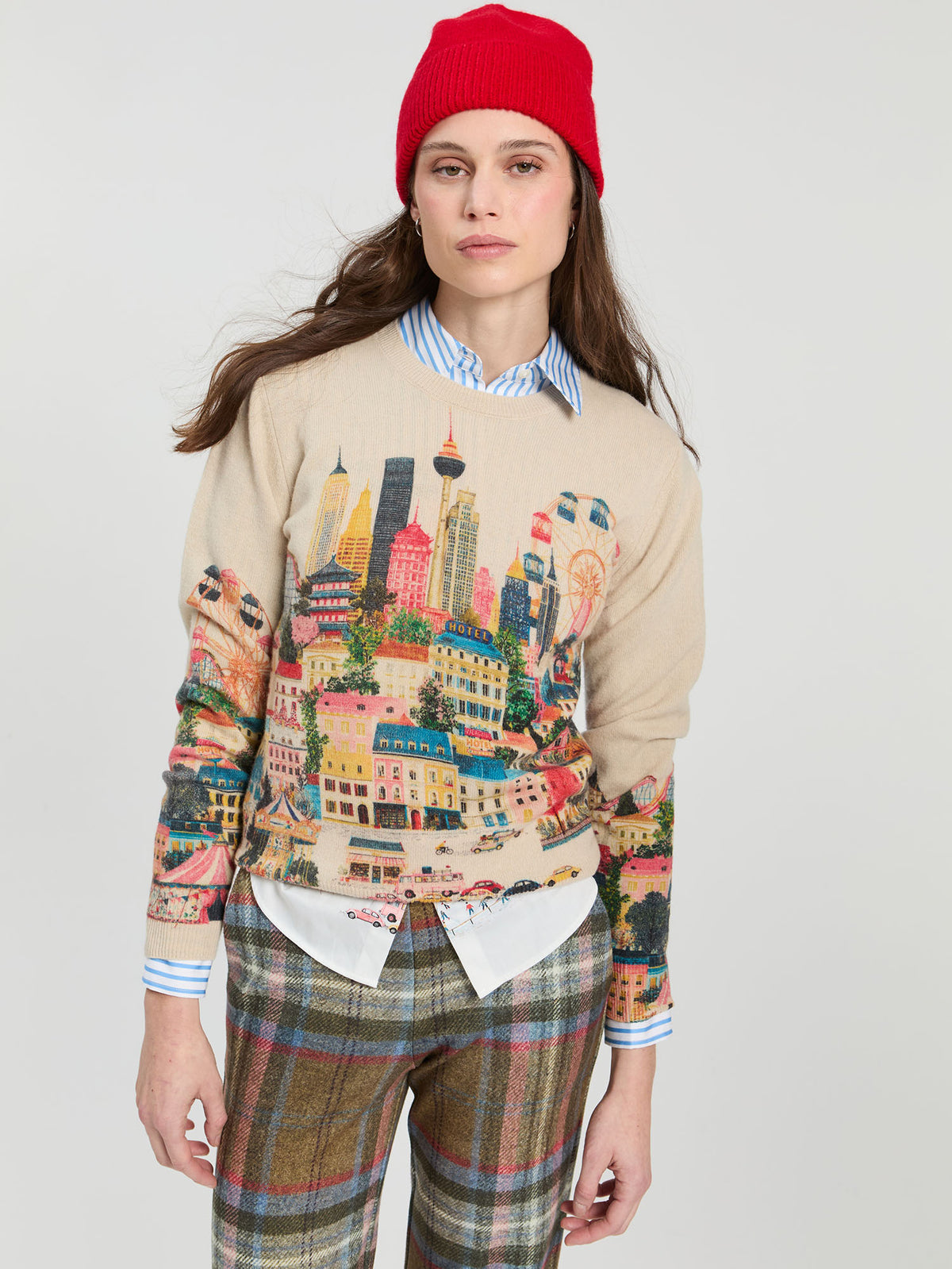 Vilagallo Multi City Sweater 34134