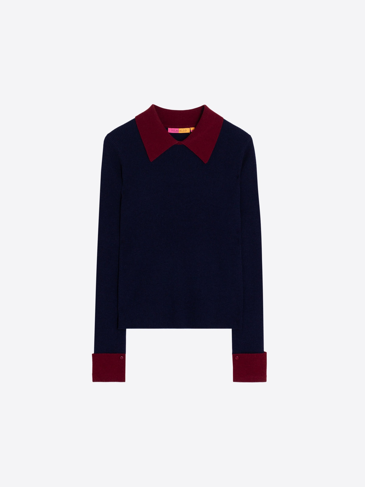 Vilagallo Mock Shirt Sweater 34149