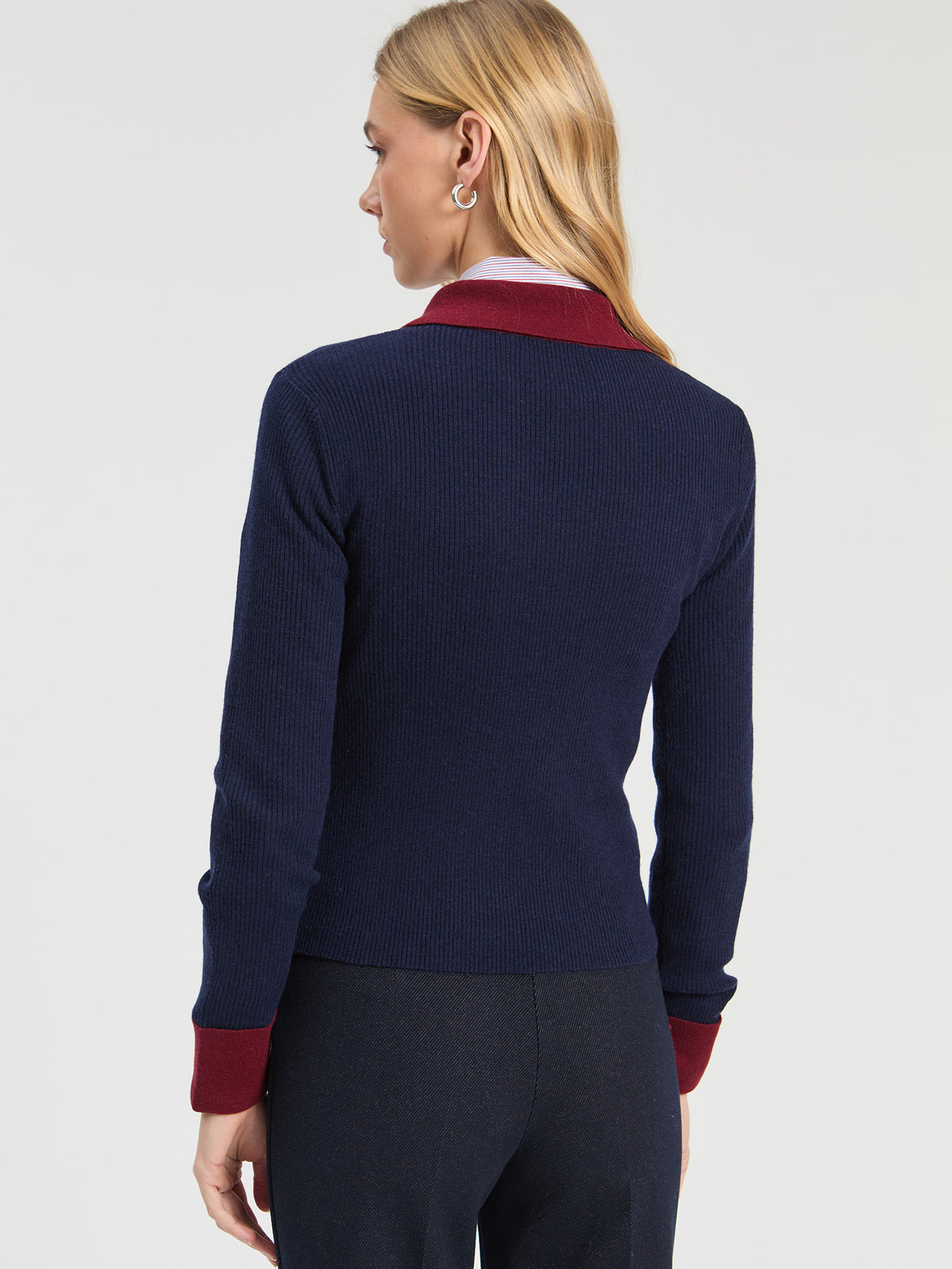 Vilagallo Mock Shirt Sweater 34149
