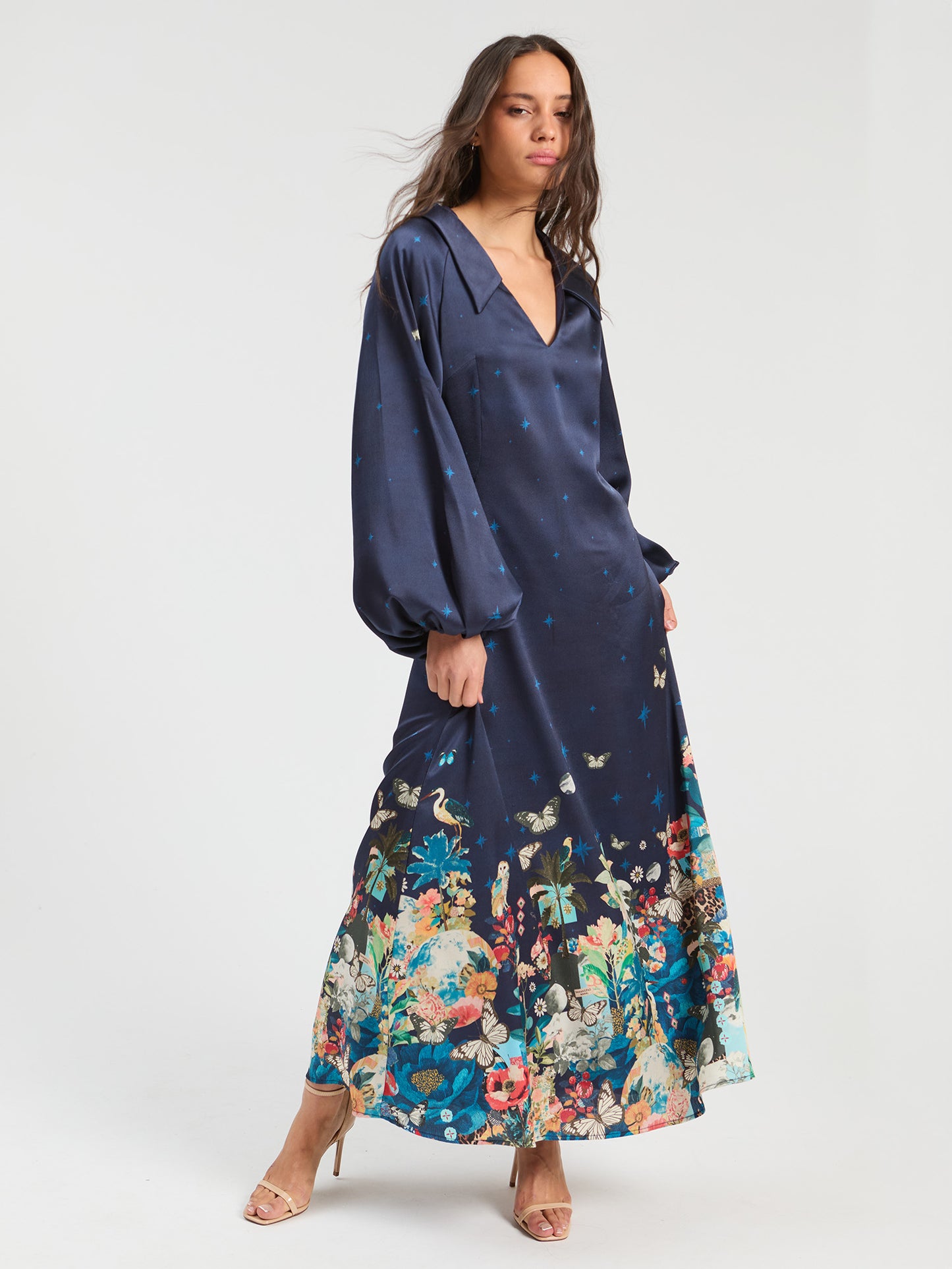 Vilagallo Star Print Dress 34175