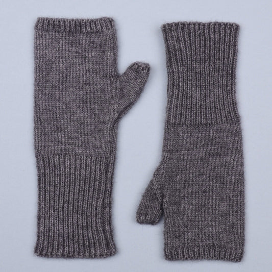 Zelly Grey Fingerless Gloves
