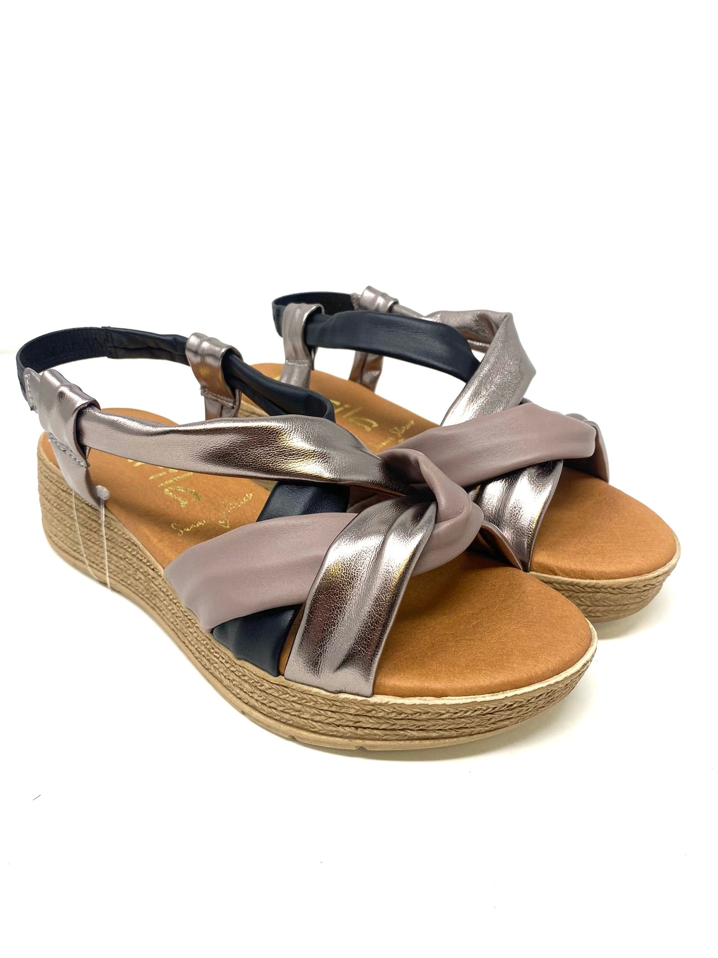 Marila Yarata multi twist flatform sandal