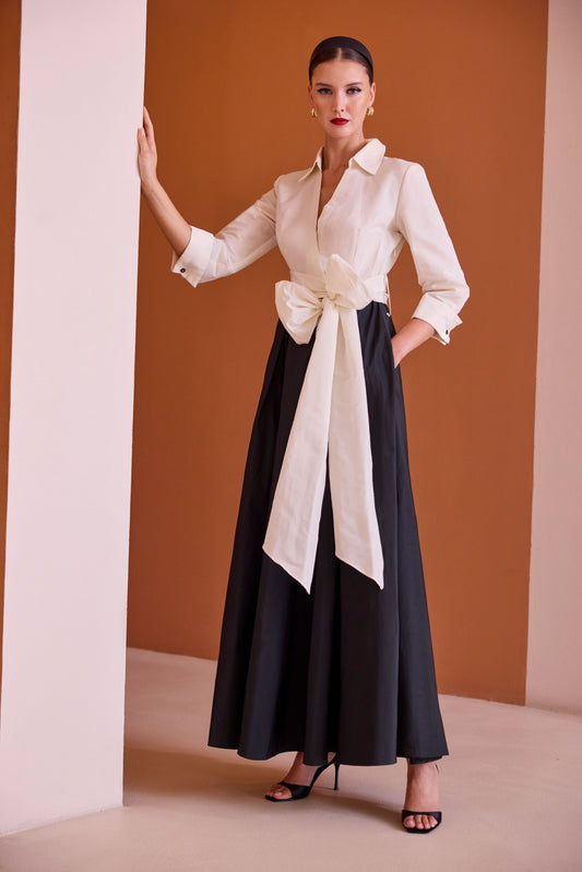Coming Soon - Carla Ruiz Taffeta Dress 152-502