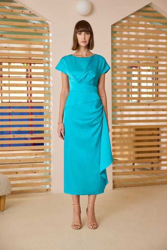Carla Ruiz Turquoise Dress 52-590
