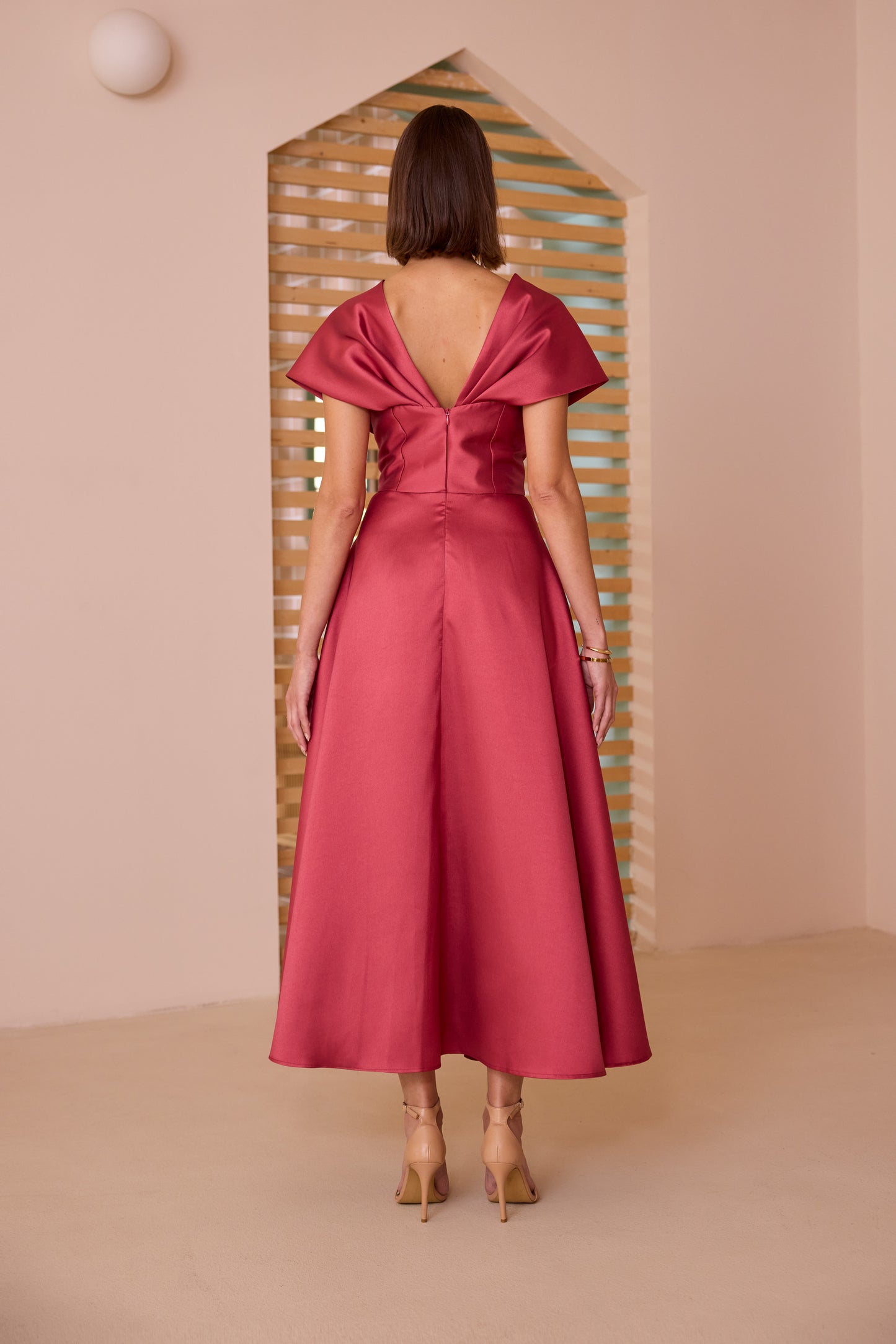 Carla Ruiz Taffeta Dress 52-624