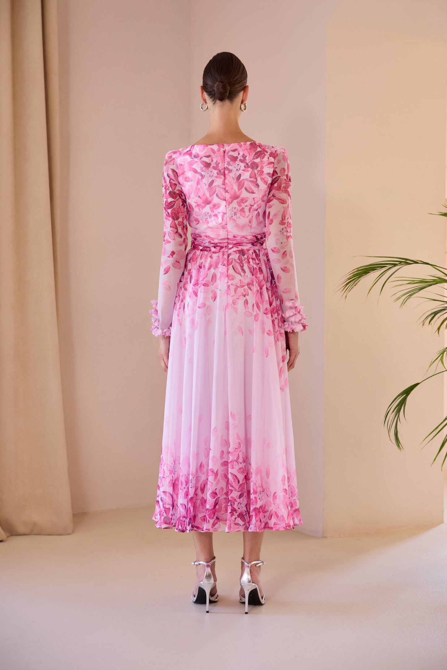 Coming Soon - Carla Ruiz Blue Floral Dress 52-707