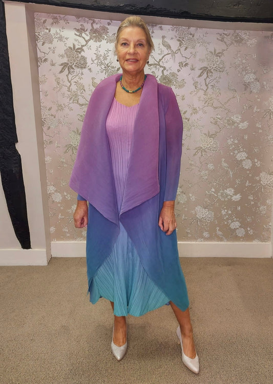 Alquema Northern Lights Collare Coat & Estrella Dress AC2404/AD1072L