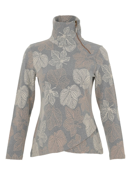 Dolcezza Leaf Print Top