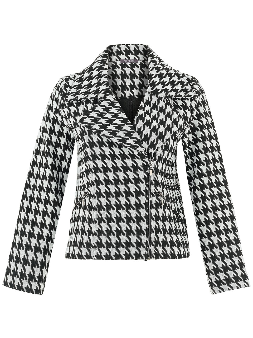 Dolcezza Black/White Zip Jacket 75101