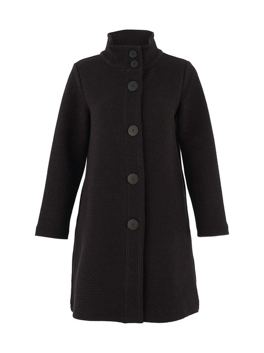 Dolcezza Black Jersey Coatigan 75195