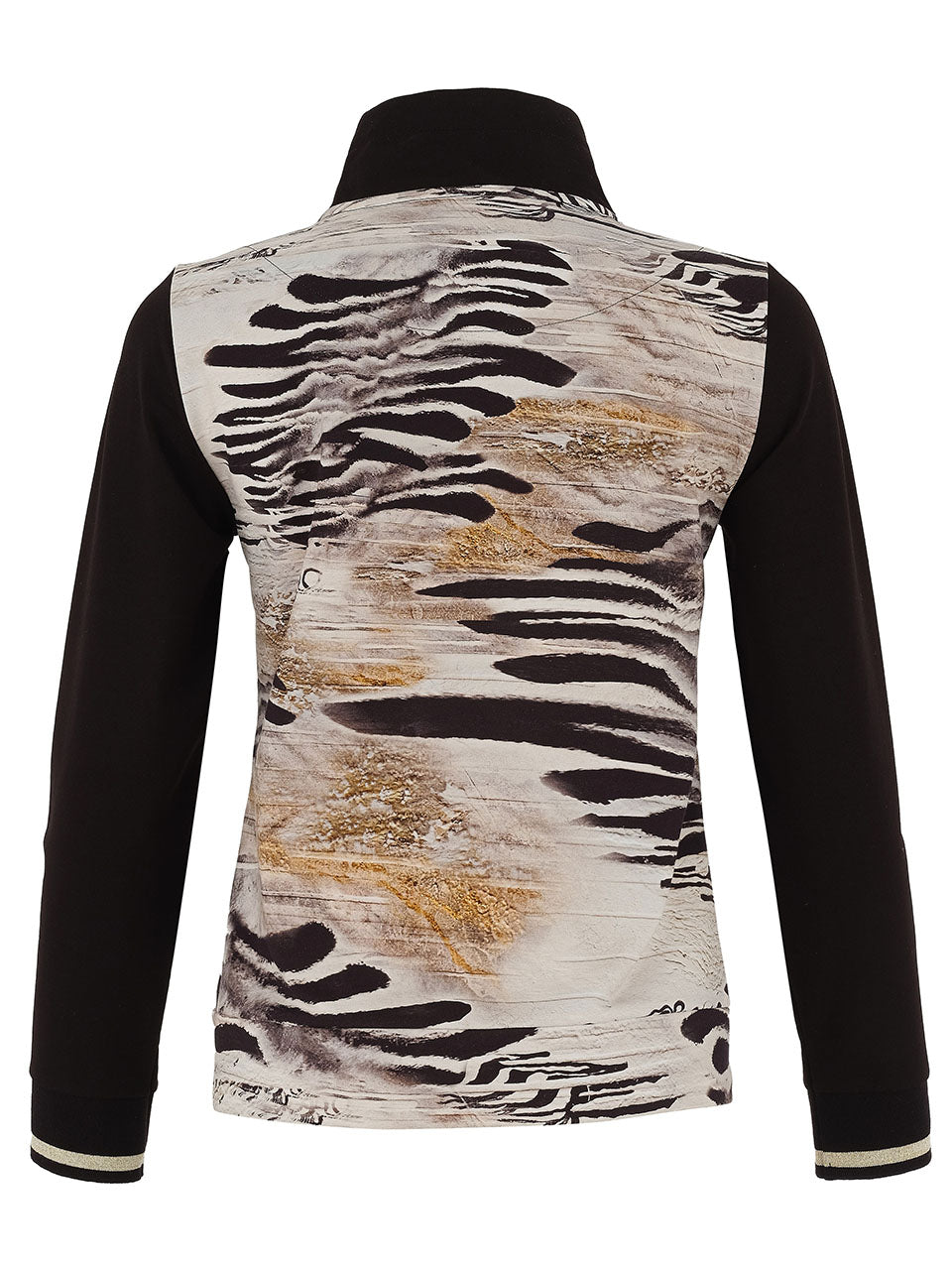Dolcezza Black/Animal Jersey Jacket 75688