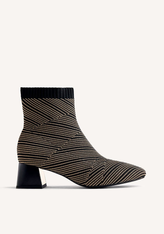 Gioseppo Stripe Elastic Boots Snover