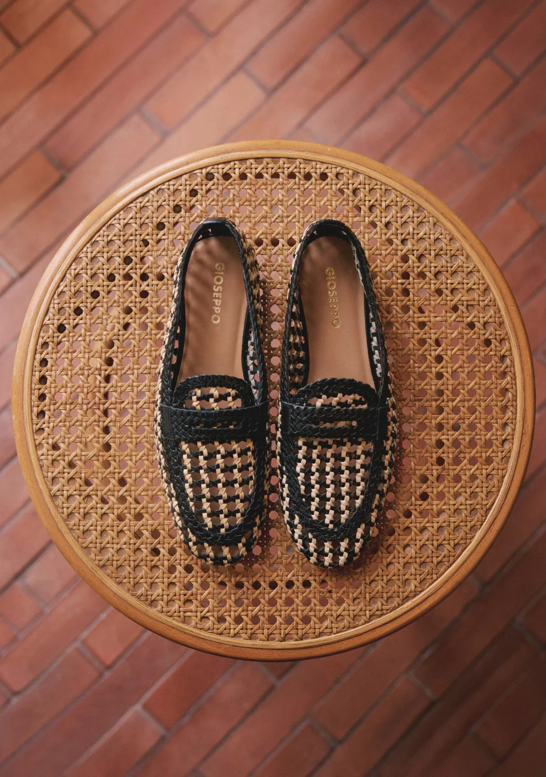 Gioseppo Rafia Woven Loafer Wabasha