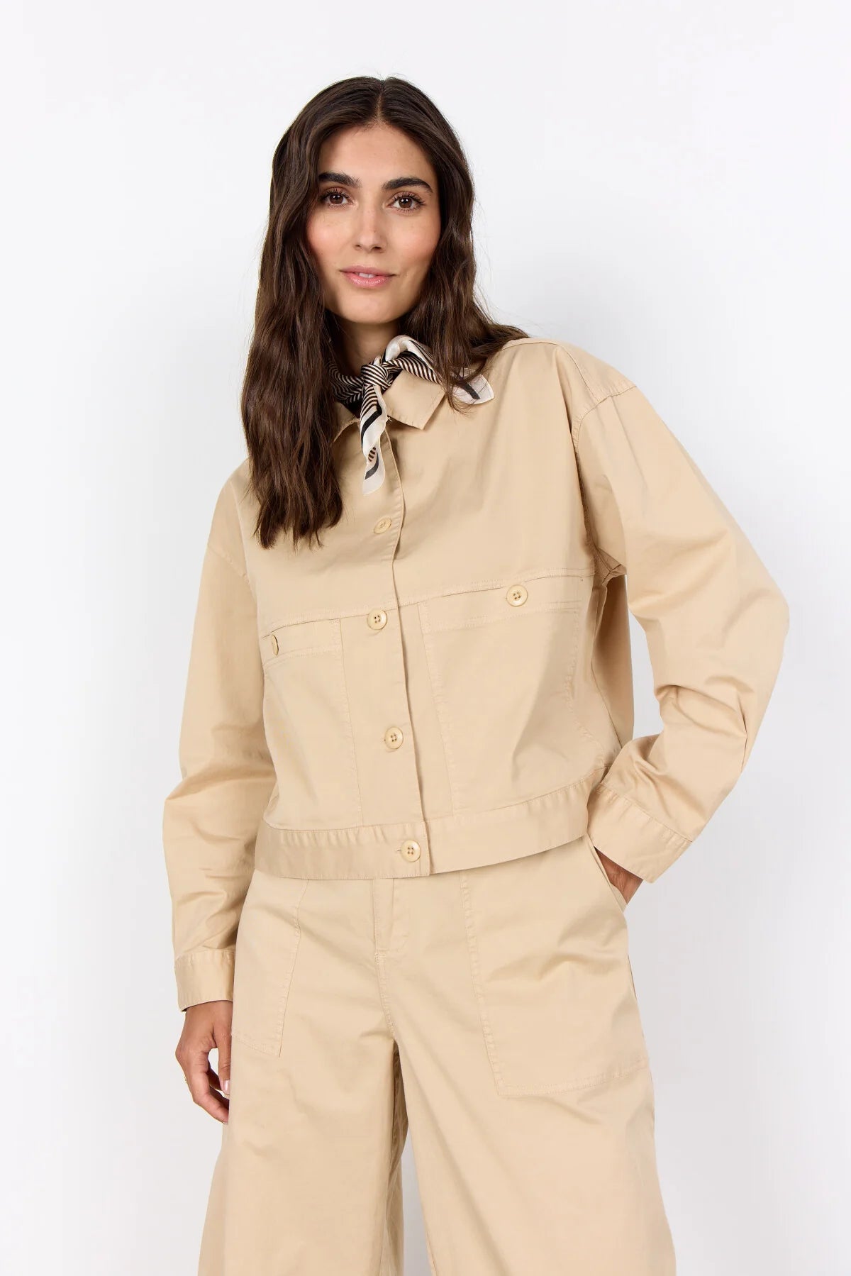 Soya Concept Sand Cotton Jacket 41679