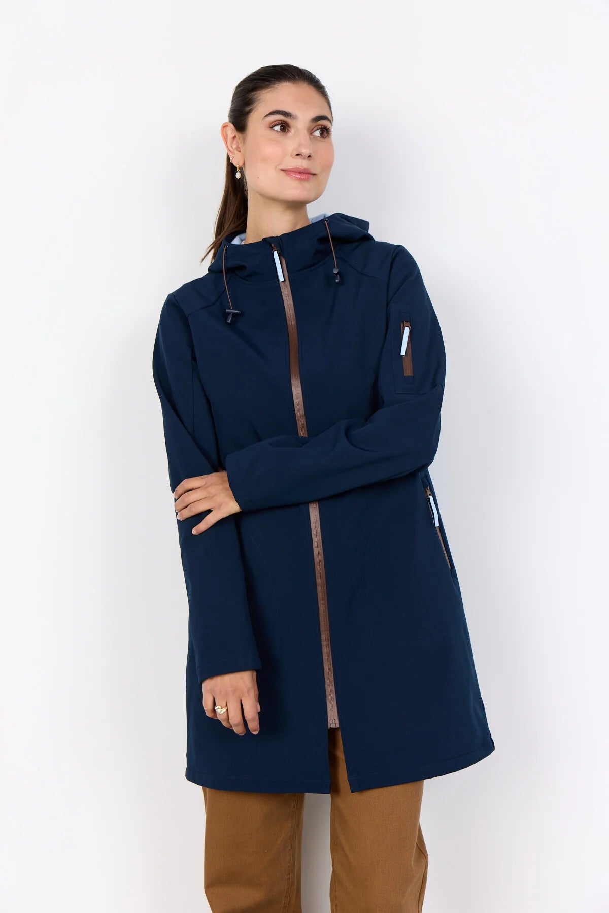 Soya Concept Navy Coat 41524