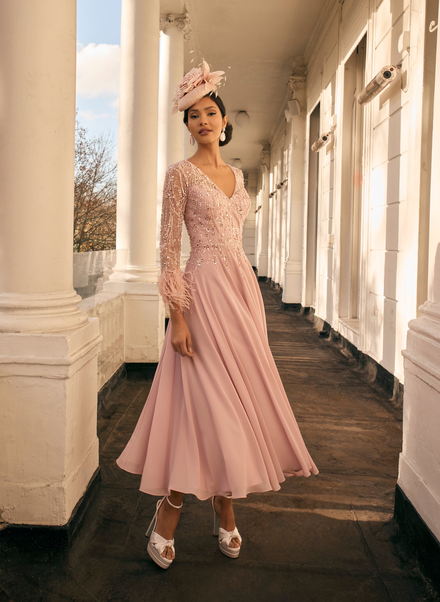 *Coming Soon* Veni Infantino Blush Beaded Dress 992802