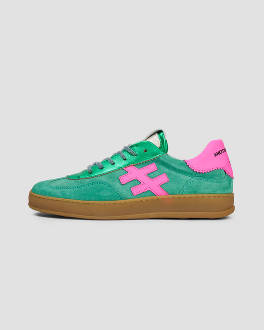 Another Trend Emerald/Pink Trainers A032