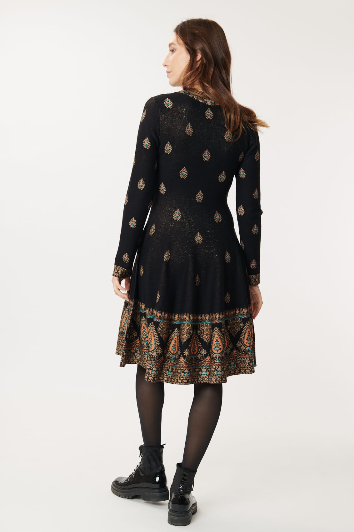 Derhy A-Line Sparkly Knitted Dress