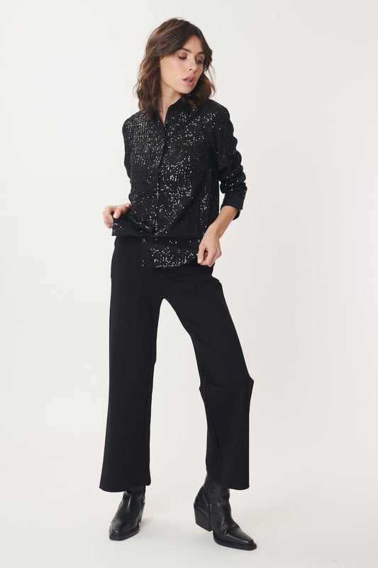 Derhy Micro Sequin Shirt