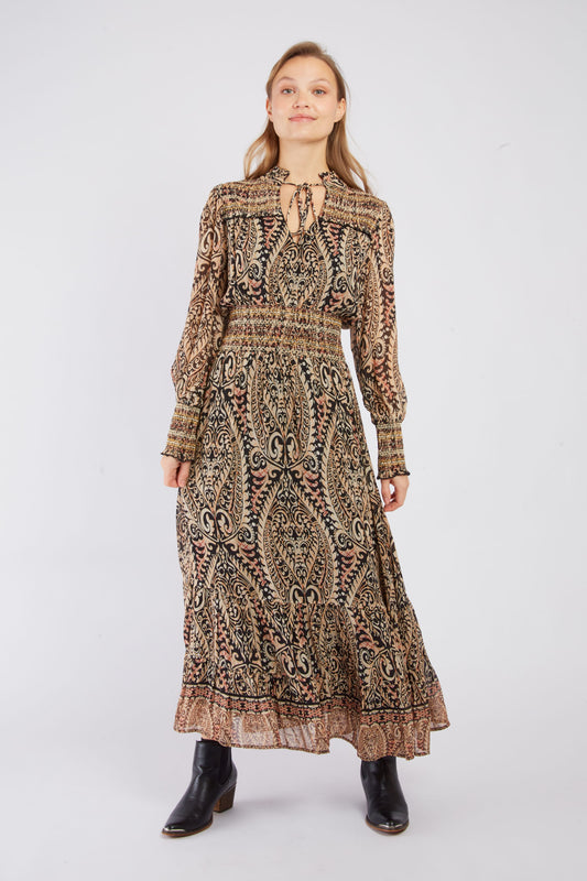 Derhy Arabesque Print Dress Dariane