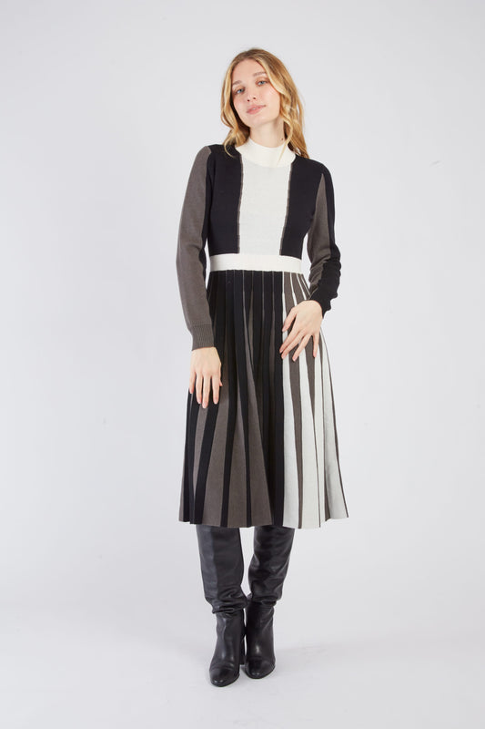 Derhy Black Knitted Dress Carmen
