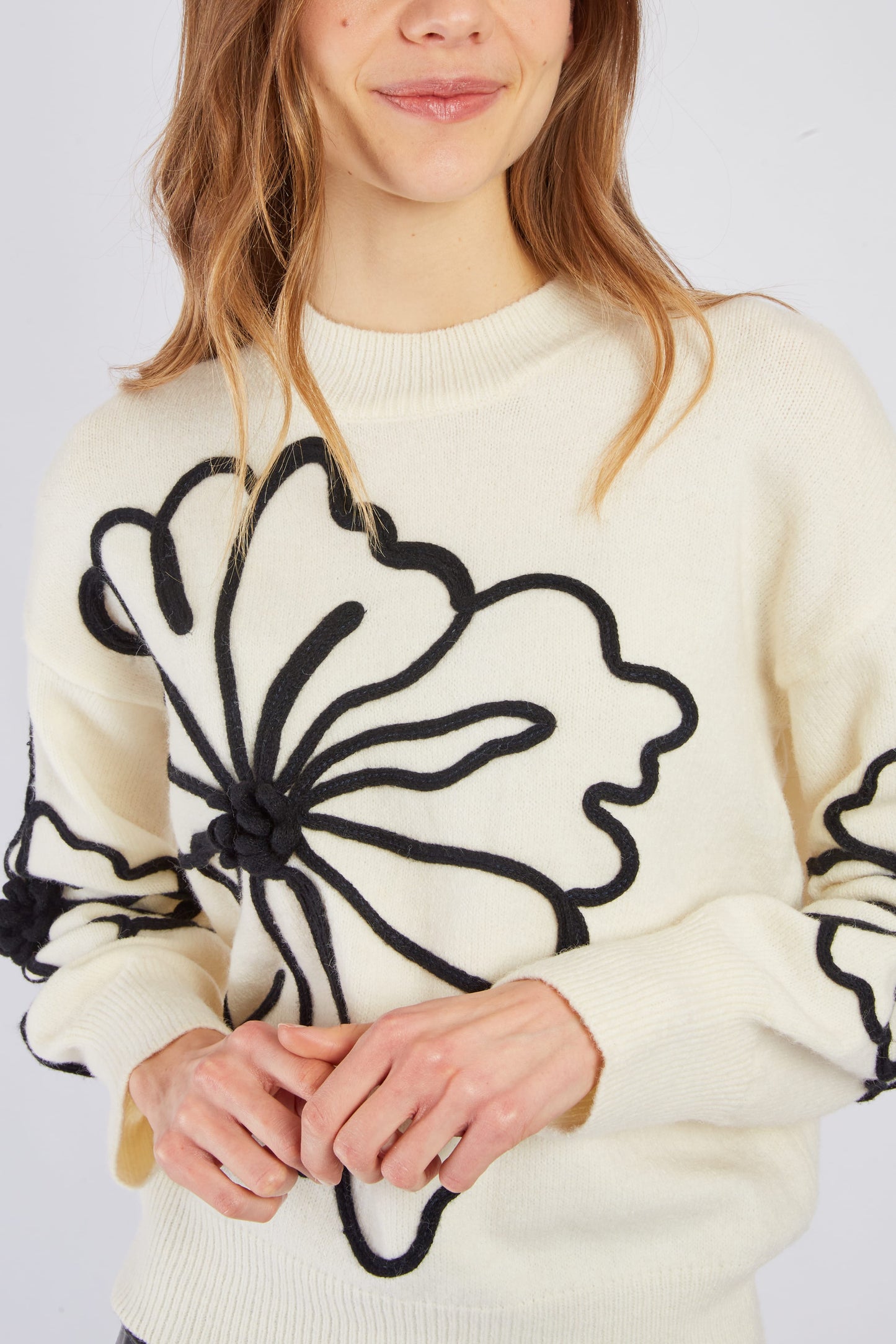 Derhy Ecru Sweater Abby
