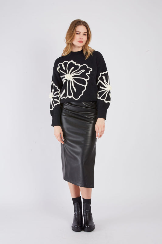 Derhy Black Sweater Abby